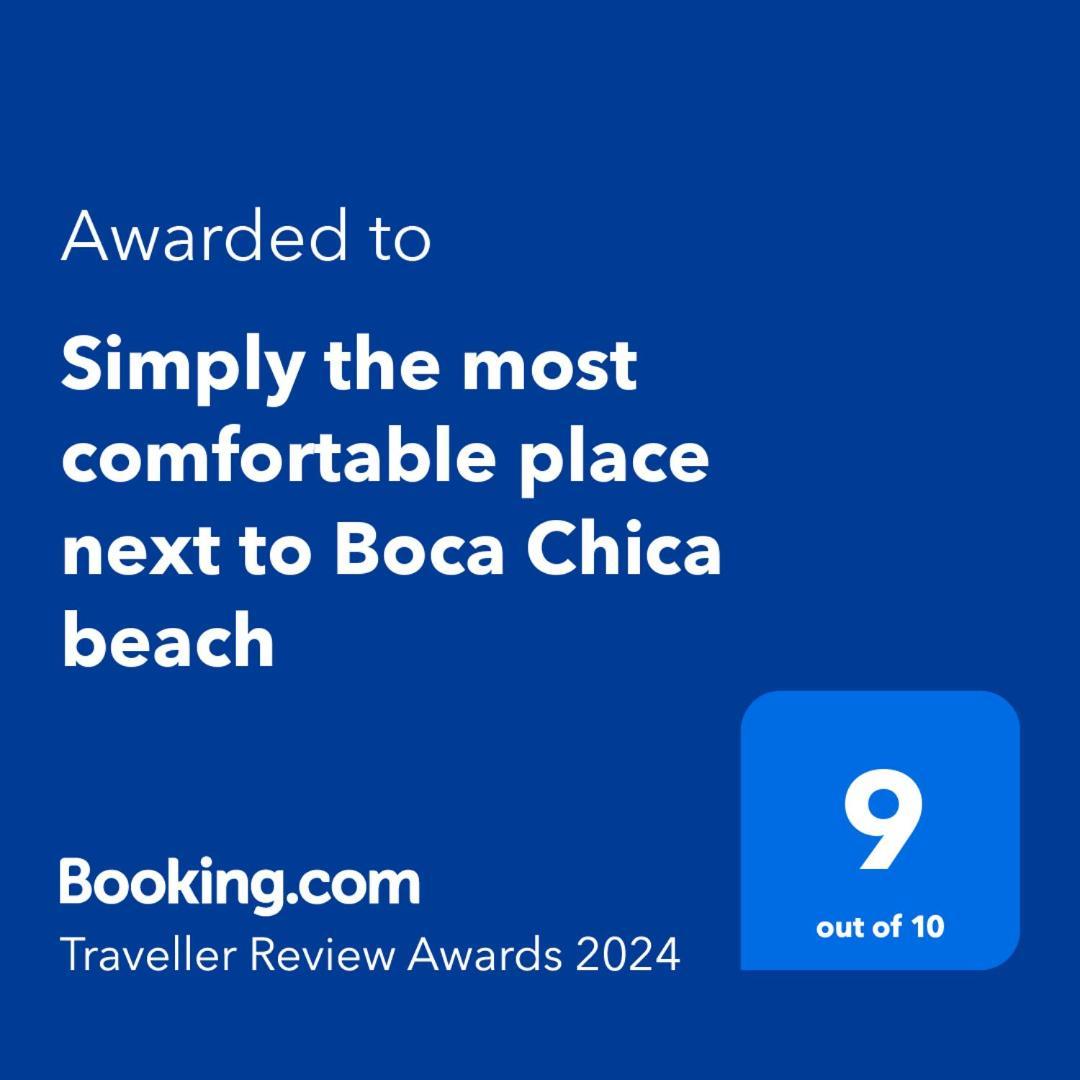 Simply The Most Comfortable Place Next To Boca Chica Beach Екстериор снимка