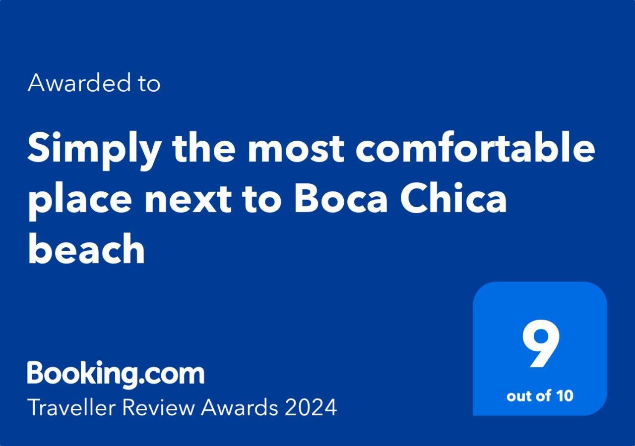 Simply The Most Comfortable Place Next To Boca Chica Beach Екстериор снимка